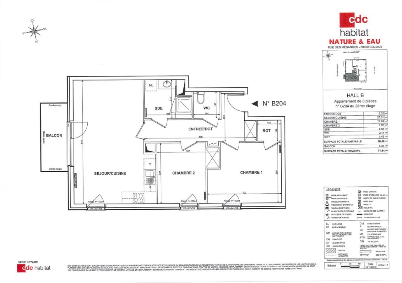 Maison à louer, 66m², COLMAR