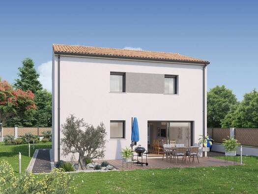 Terrain avec maison neuve à vendre 195 192 € 5 pièces 4 chambres 111 m² 486 m² de terrain Savigny-Lévescault 86800