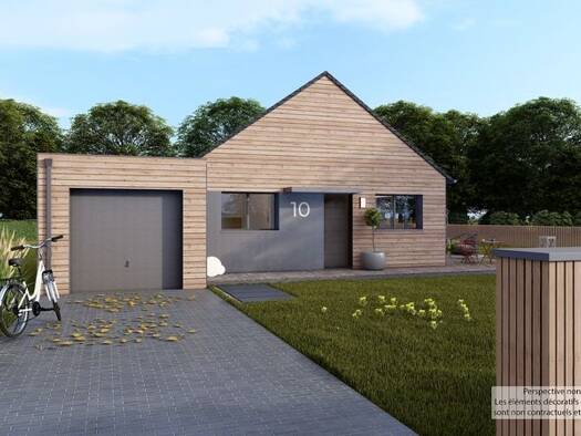 Terrain avec maison neuve à vendre 247 486 € 3 pièces 2 chambres 70 m² 564 m² de terrain Mellac 29300