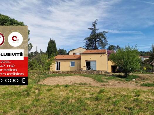 Maison à vendre 490 000 € 5 pièces 3 chambres 147 m² 3 300 m² de terrain Ucel 07200