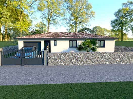 Terrain avec maison neuve à vendre 179 900 € 4 pièces 3 chambres 80 m² 1 400 m² de terrain Carlipa 11170