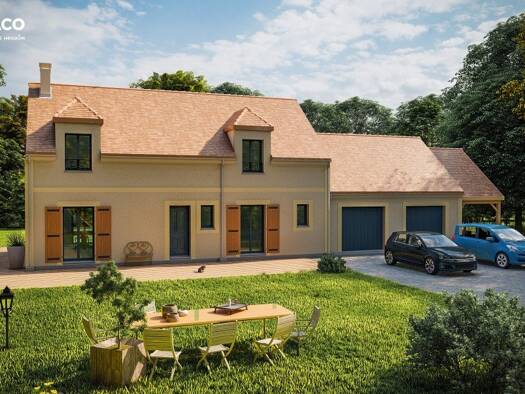 Terrain avec maison neuve à vendre 302 000 € 7 pièces 4 chambres 134 m² 650 m² de terrain Touville 27290