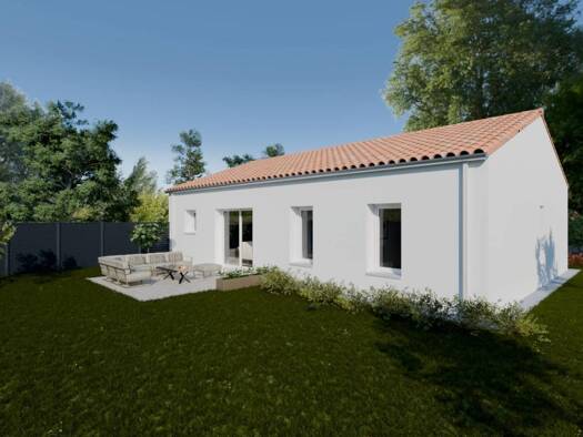 Terrain avec maison neuve à vendre 240 956 € 1 pièce 1 chambre 84 m² 330 m² de terrain Le Fenouiller 85800