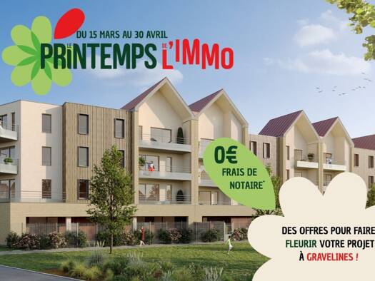 Appartement à vendre - neuf 208 000 € 2 pièces 49,6 m² 3ème étage dès le 01/07/2027 Pont de Pierres-Charles Leure Gravelines 59820