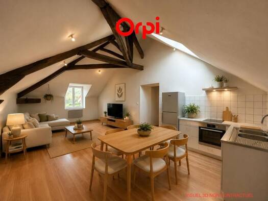Appartement à vendre 96 000 € 2 pièces 1 chambre 64,4 m² 2 étages Saint-Étienne-de-Saint-Geoirs 38590