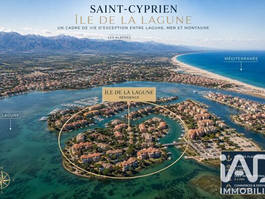 Appartement à vendre 499 000 € 4 pièces 3 chambres 57,33 m² Étage 2/2 Zone Port Saint-Cyprien 66750