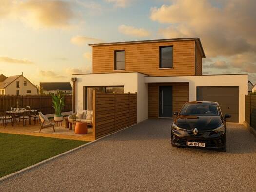 Terrain avec maison neuve à vendre 590 500 € 4 pièces 4 chambres 170 m² 695 m² de terrain Theix 56450