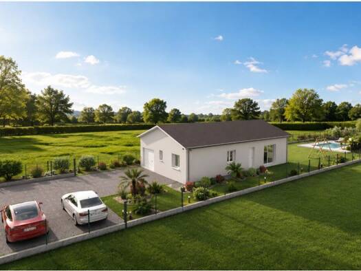 Terrain avec maison neuve à vendre 340 500 € 4 pièces 3 chambres 94 m² 780 m² de terrain Centre-Saint Germain-Vareilles Ambérieu-en-Bugey 01500