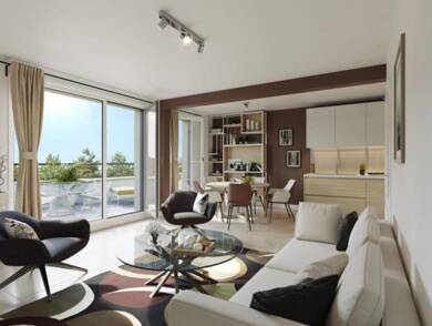 Appartement à vendre 366 441 € 2 pièces 1 chambre 44 m² Marnes-la-Coquette 92430