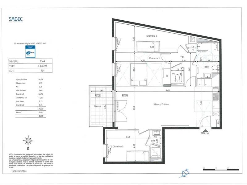 Maison à louer, 78m², NICE