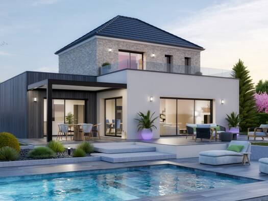 Terrain avec maison neuve à vendre 512 518 € 5 pièces 4 chambres 140 m² 477 m² de terrain Centre Lisses 91090