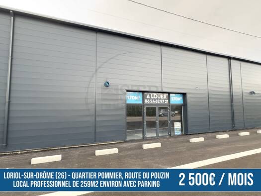 Espace bureau à louer 2 500 € 259 m² de bureaux Loriol sur Drome 26270
