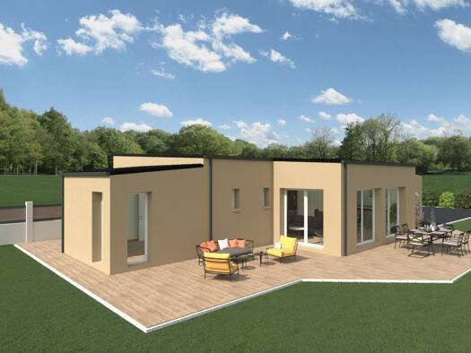 Terrain avec maison neuve à vendre 239 900 € 3 pièces 2 chambres 80 m² 2 425 m² de terrain Breuville 50260