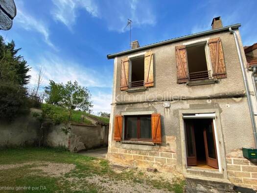 Maison de plain-pied à vendre 55 000 € 3 pièces 2 chambres 60 m² Surgy 58500