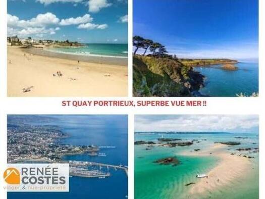 Appartement en viager occupé Bouquet 284 800 € 5 pièces 4 chambres 99 m² Étage 2/2 Saint-Quay-Portrieux 22410