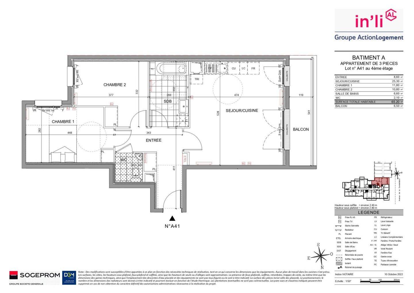 Maison à louer, 65m², CERGY