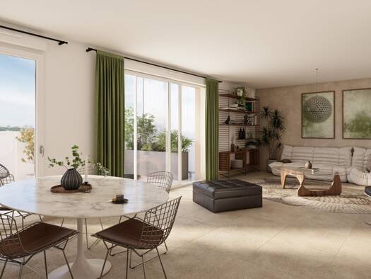 Appartement en viager - neuf 210 000 € 3 pièces 69,6 m² Étage 2/3 dès le 31/03/2028 Périphérie Ouest et Sud Mauguio 34130