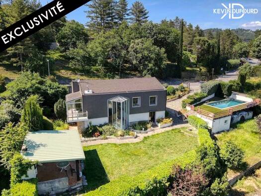 Maison à vendre 380 000 € 6 pièces 3 chambres 215 m² 1 242 m² de terrain Le Cheylard-Aubenas Ouest Aubenas 07200