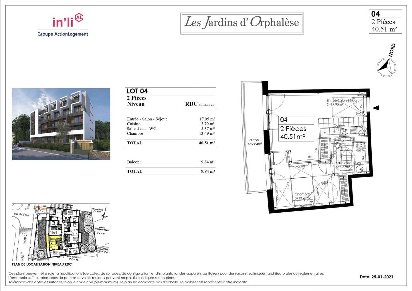 Maison à louer, 41m², VITRY SUR SEINE