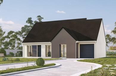 Maison de plain-pied à vendre 297 000 € 4 pièces 3 chambres 86 m² 500 m² de terrain Les Orgemonts Mantes-la-Ville 78711