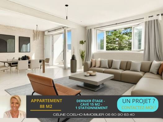 Appartement à vendre 210 000 € 5 pièces 3 chambres 88 m² Étage 3/3 Rue de Gravigny Chilly-Mazarin 91380