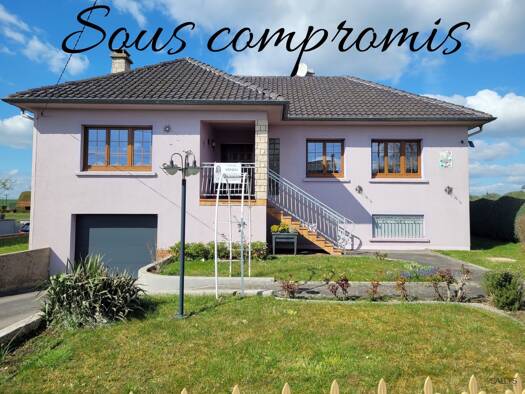 Maison de plain-pied à vendre 370 000 € 4 pièces 2 chambres 113 m² 850 m² de terrain Cosnes-et-Romain 54400