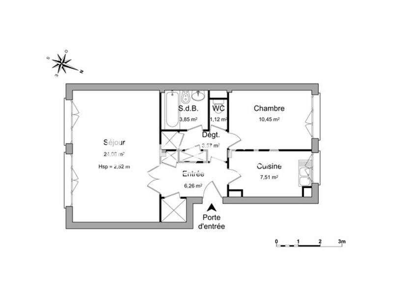 Maison à louer, 57m², LE PLESSIS TREVISE