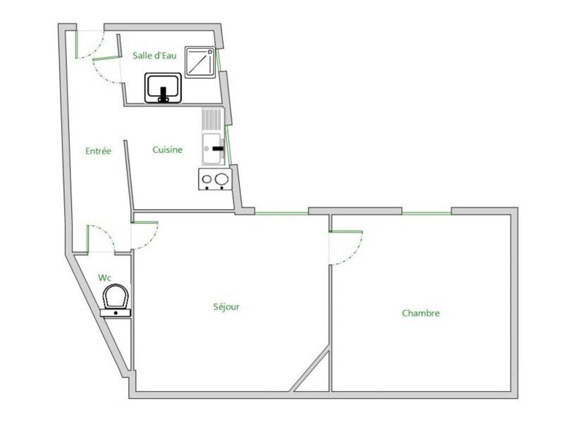 Maison à louer, 28m², PARIS 13E