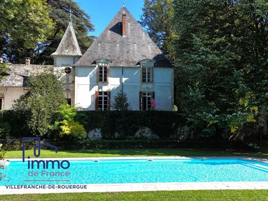 Maison à vendre 1 339 000 € 10 pièces 6 chambres 388 m² 80 000 m² de terrain Villefranche-de-Rouergue 12200