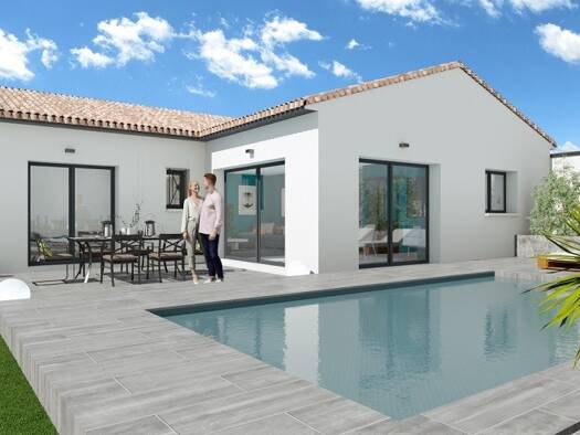 Terrain avec maison neuve à vendre 357 000 € 5 pièces 4 chambres 114 m² 832 m² de terrain Malataverne 26780