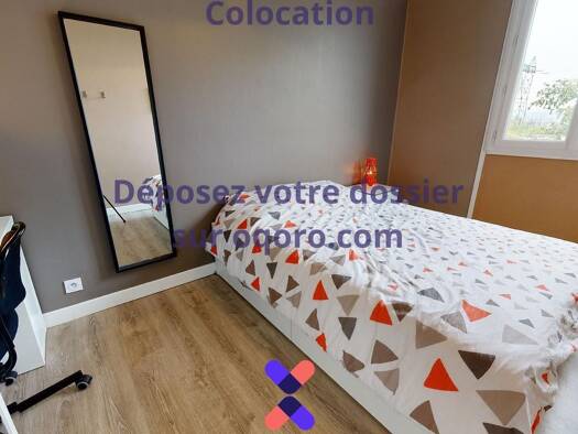 Colocation à louer 498 € 4 pièces 3 chambres 66 m² 4ème étage Le Perron-Garanjou Oullins-Pierre-Bénite 69310