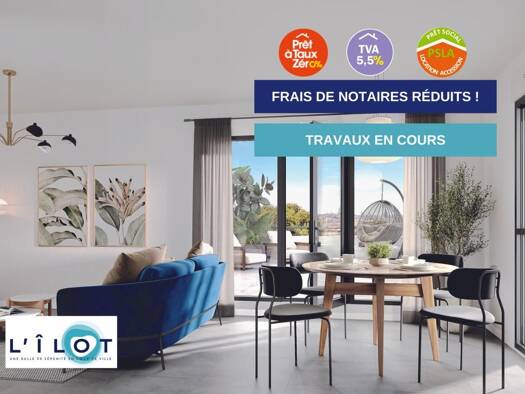 Appartement à vendre - Neuf 186 935 € 3 pièces 2 chambres 60 m² Étage 1/3 Routes de Metz Thionville (Ouest) Maizières-Lès-Metz 57280