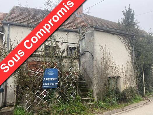 Maison à vendre 74 000 € 3 pièces 1 chambre 40 m² Chaux 21700