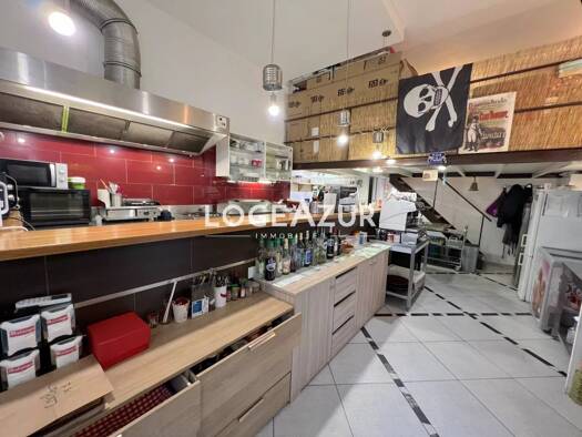 Bar / Café à vendre Fonds de commerce 169 000 € 80 m² d'espace de restauration La Mer-Le Puadon-Cannes Eden Vallauris 06220