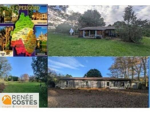 Maison en viager occupé Bouquet 90 400 € 6 pièces 4 chambres 180 m² 112 700 m² de terrain Val de Louyre et Caudeau 24510