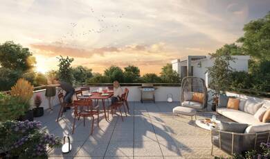 Appartement à vendre - Neuf 269 000 € 2 pièces 1 chambre 41,9 m² disponible à partir du 31/12/2025 Mortefontaines Deuil-la-Barre 95170