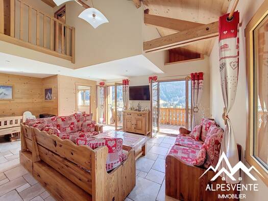 Chalet à louer 2 200 € 7 pièces 5 chambres 180,9 m² 720 m² de terrain Bellevaux 74470