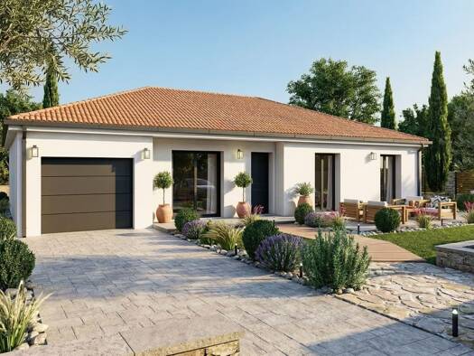 Terrain avec maison neuve à vendre 173 208 € 3 pièces 2 chambres 71 m² 602 m² de terrain Gençay 86160