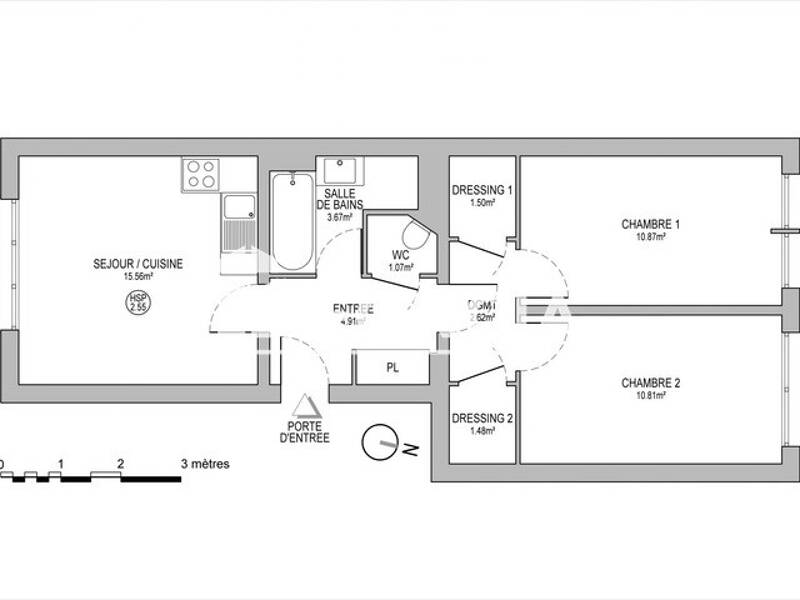 Maison à louer, 52m², STRASBOURG