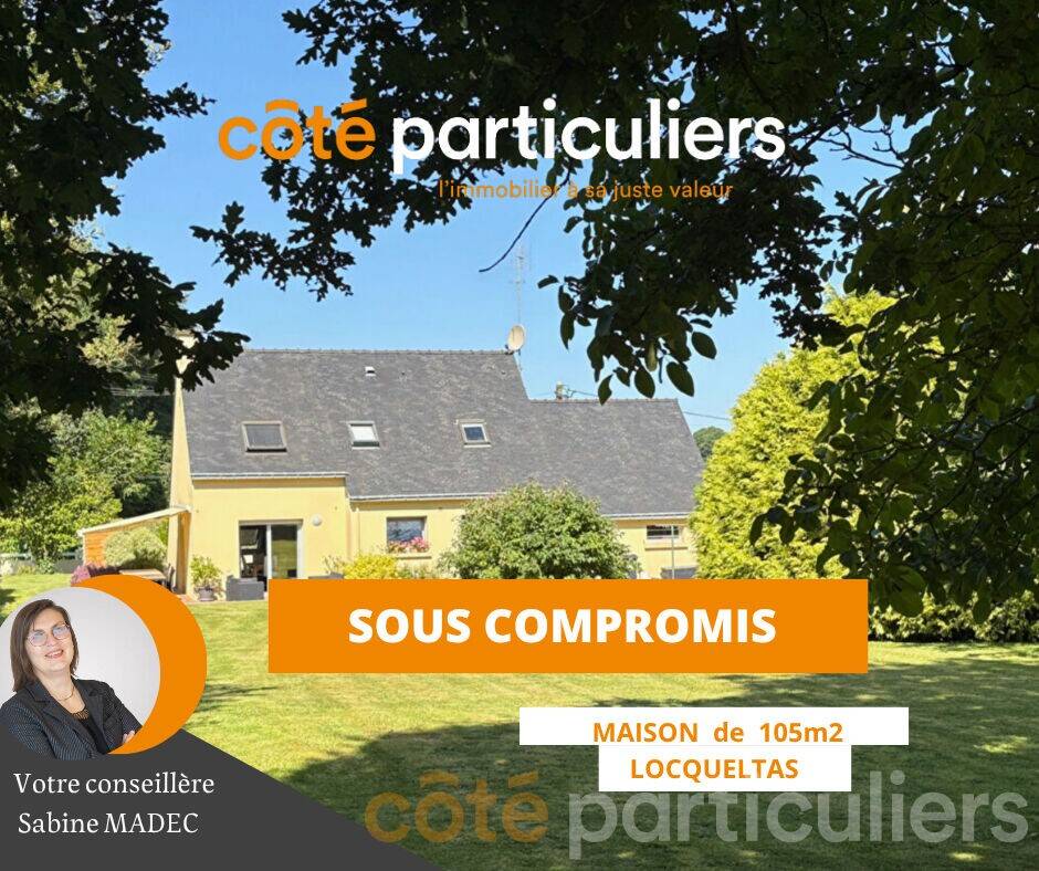 Maison à vendre, 104m², LOCQUELTAS