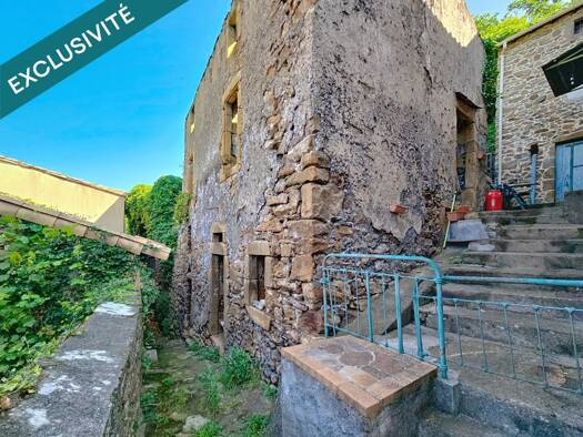 Maison à vendre 24 000 € 3 pièces 1 chambre 80 m² 2 500 m² de terrain Graissessac 34260