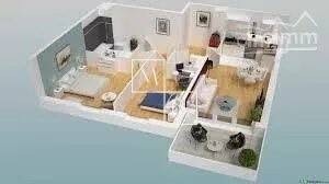 Maison à louer, 55m², COURCOURONNES