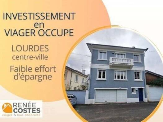 Maison en viager occupé Bouquet 48 230 € 3 pièces 2 chambres 80 m² 59 m² de terrain Bois de Mourles-Forêt de Beout Lourdes 65100
