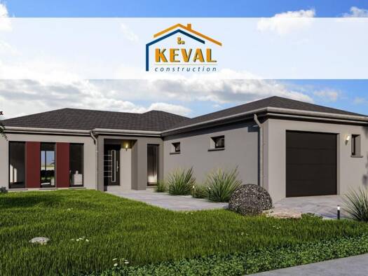 Terrain avec maison neuve à vendre 195 780 € 4 pièces 2 chambres 80 m² 1 350 m² de terrain Vescheim 57370