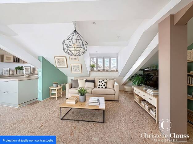 Duplex à vendre 233 000 € 4 pièces 2 chambres 109 m² Étage 2/2 Nord Wasselonne 67310