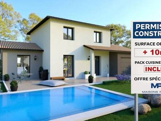 Terrain avec maison neuve à vendre 295 000 € 4 pièces 3 chambres 100 m² 500 m² de terrain Lantignié 69430