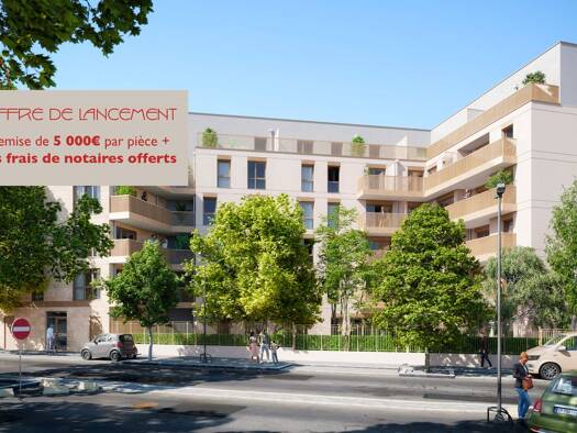 Appartement à vendre - neuf 135 000 € 1 pièce 28,29 m² dès le 31/03/2029 Villette Quatre Chemin Aubervilliers 93300