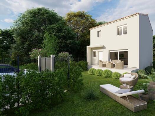 Terrain avec maison neuve à vendre 200 900 € 4 pièces 3 chambres 87 m² 144 m² de terrain Montpezat 30730