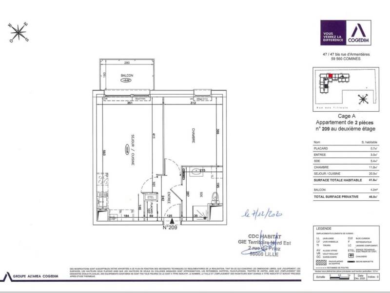 Maison à louer, 42m², COMINES