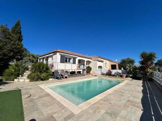 Maison de plain-pied à vendre 330 000 € 4 pièces 3 chambres 108 m² 546 m² de terrain Puisserguier 34620
